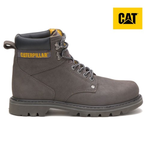 Caterpillar Second Shift Steel Toe Werkschoenen Heren Chocola (ONRS.NL)